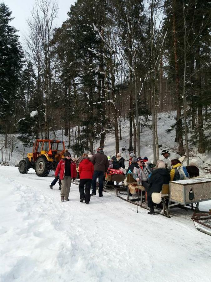 Goralska Czarcia Chata Pod Jalowcem Stryszawa Bagian luar foto
