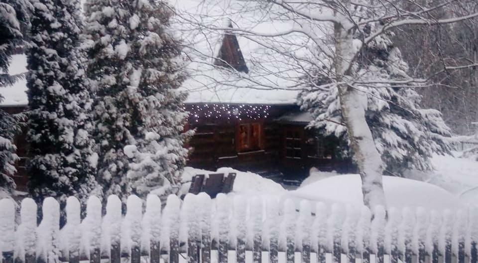 Goralska Czarcia Chata Pod Jalowcem Stryszawa Bagian luar foto